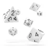Oakie Doakie Dice Dés Rpg-set Solid - Blanc (7)