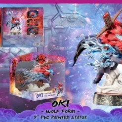 First 4 Figures Okami Statuette Pvc Oki (wolf Form) 21 Cm -Magasin De Jouets okami statuette pvc oki wolf form 21 cm 605e178e7abc7