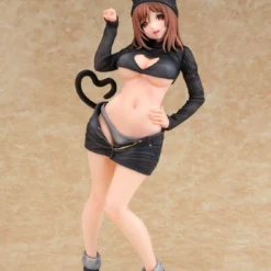 Original Character Statuette Pvc 1/6 Cat-ish Girl Kuroneko-chan Illustration By Matarou 27 Cm