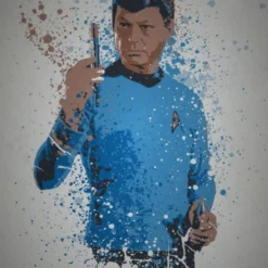 Pc Splatter - Magnetic Metal Poster 45x32 - Leonard