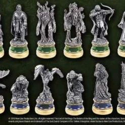 Noble Collection Piéces D'échec Le Seigneur Des Anneaux "Les Deux Tours"