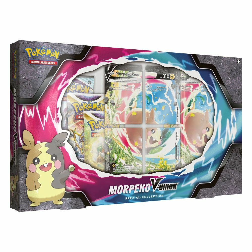 Pokémon Coffret V-union Morpeko Allemand 3 Pokémon Coffret V-union Morpeko Allemand