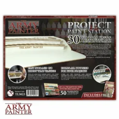 Station De Projet Pour 30 Peintures Warpaints 7 Pinceaux Et 1 Gobelet à Eau -Magasin De Jouets project paint station