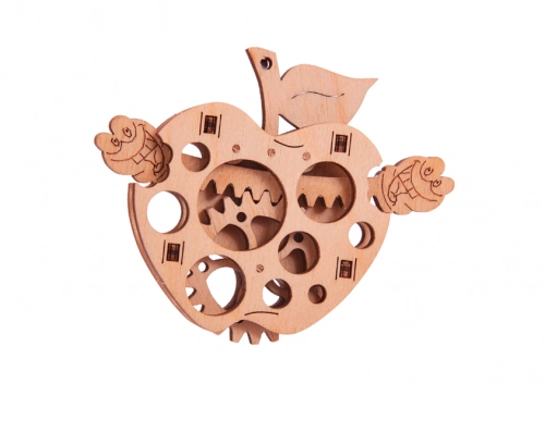 Puzzle 3d En Bois - Pomme - 15 Pcs 3 Puzzle 3d En Bois - Pomme - 15 Pcs