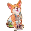 Puzzle En Bois – Corgi Royal Avec Des Cristaux – 210 Pcs -Magasin De Jouets puzzle en bois corgi royal avec des cristaux 210 pcs