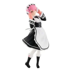 GOOD SMILE COMPANY Re: Zero Starting Life In Another World Statuette Pvc Pop Up Parade Ram: Ice Season Ver. 17 Cm - Statuettes