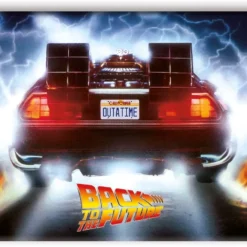 Retour Vers Le Futur - Outatime - Aimant 6.3x8.9cm