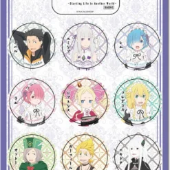 Re:zero Starting Life In Another World Set Autocollants Season 2 Group C