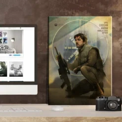 Rogue One Key Forces - Magnetic Metal Poster 45x32 - Cassian Andor -Magasin De Jouets rogue one key forces magnetic metal poster 45x32 cassian andor
