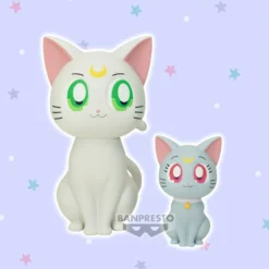 BANPRESTO Sailor Moon Cosmos Movie - Artemis & Diana - Figurine Sofvimates 15cm -Magasin De Jouets sailor moon cosmos movie artemis diana figurine sofvimates 15cm 63dc78da38caa