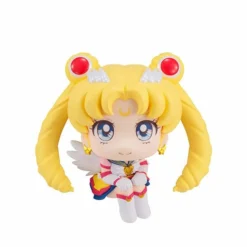 MegaHouse Sailor Moon Cosmos The Movie Statuette Pvc Look Up Eternal Sailor Moon 11 Cm