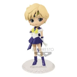 BANPRESTO Sailor Moon Eternal The Movie Figurine Q Posket Super Sailor Uranus Ver. A 14 Cm