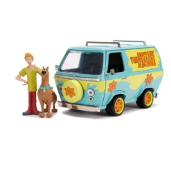 Jada Toys Scooby Doo 1/24 Hollywood Rides Mystery Van Métal Avec Figurines