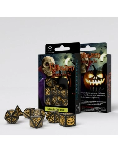 Set De Dés Citrouille D'halloween - Jack O’lantern (7) 3 Set De Dés Citrouille D'halloween - Jack O’lantern (7)
