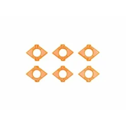 Space Fighter Dual Arc Indicators Medium/large 1-6 Orange (6)