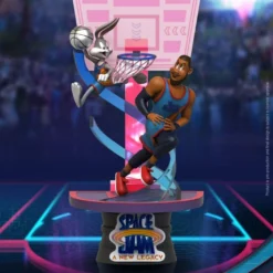 BEAST KINGDOM Space Jam: A New Legacy Diorama Pvc D-stage Bugs Bunny & Lebron James New Version 15 Cm