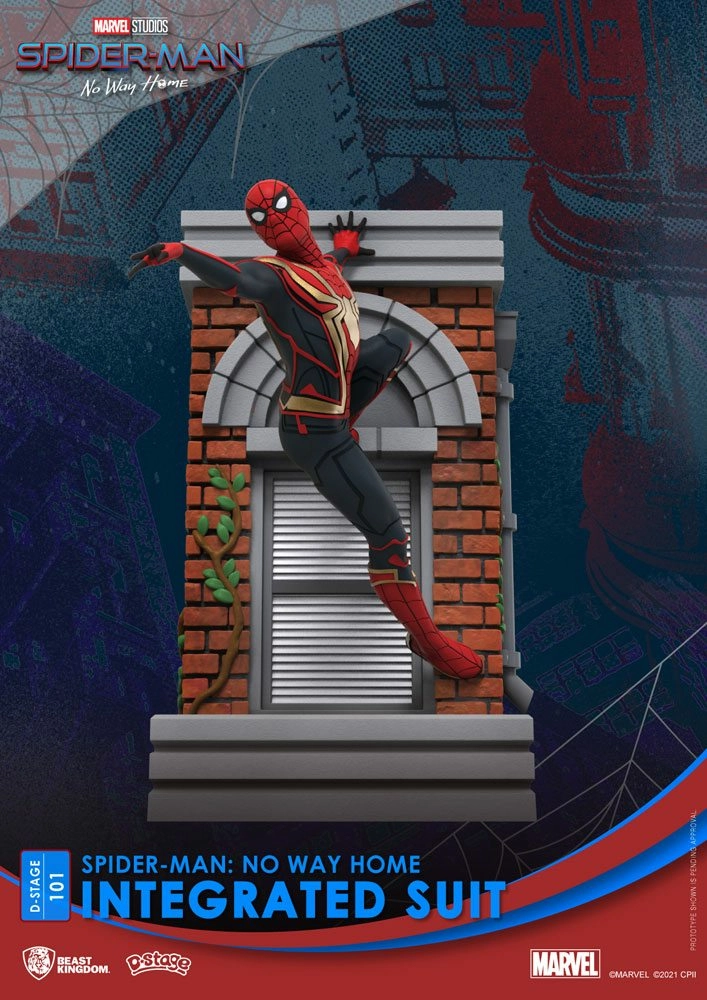 BEAST KINGDOM Spider-man: No Way Home Diorama Pvc D-stage Spider-man Integrated Suit Closed Box Version 16 Cm 3 BEAST KINGDOM Spider-man: No Way Home Diorama Pvc D-stage Spider-man Integrated Suit Closed Box Version 16 Cm