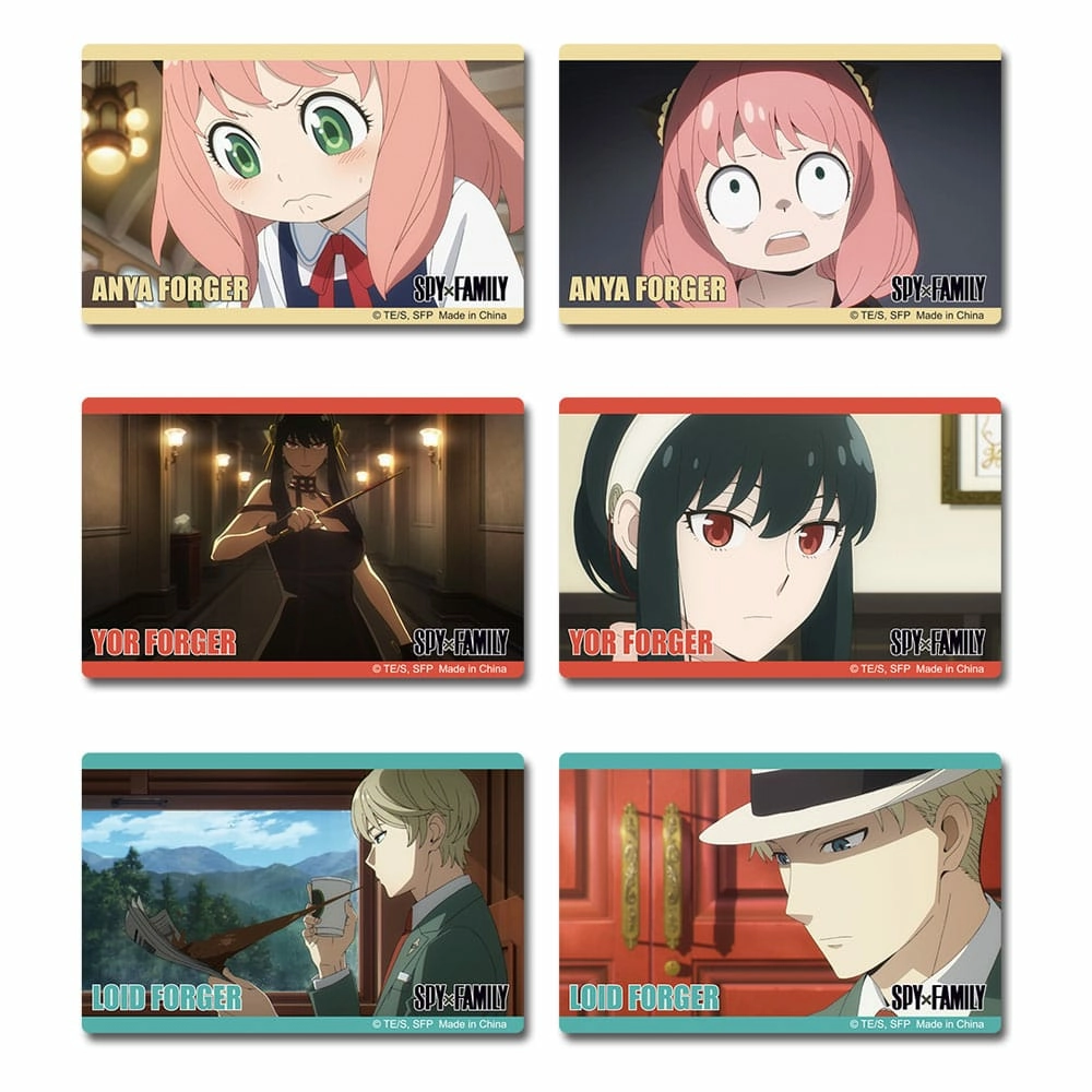 Spy X Familyr Set Autocollants Screenshot Holographic 3 Spy X Familyr Set Autocollants Screenshot Holographic