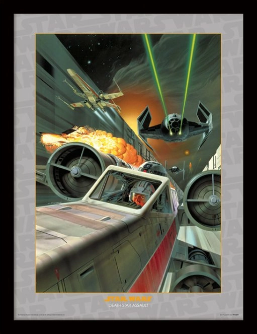 STAR WARS - Collector Print HQ 32X42 - Death Star Assault 3 STAR WARS - Collector Print HQ 32X42 - Death Star Assault