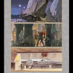 Star Wars - Collector Print Hq 32x42 - Tatooine And Mos Eisley