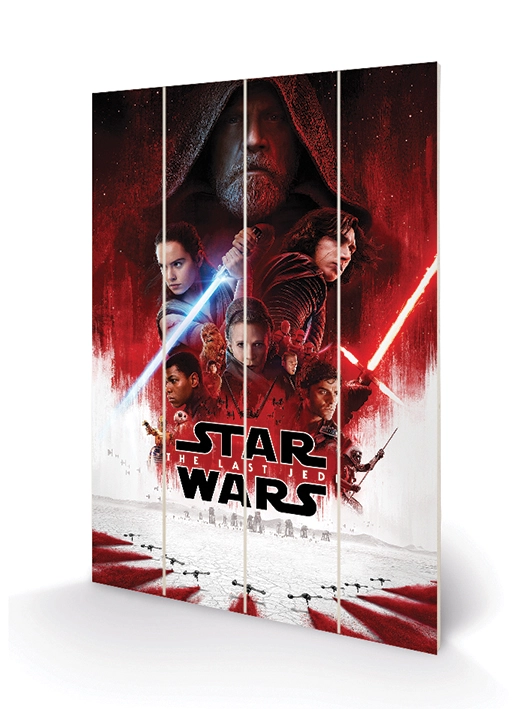 Star Wars - Impression Sur Bois 40x59 - The Last Jedi - One Sheet 4 Star Wars - Impression Sur Bois 40x59 - The Last Jedi - One Sheet – Image 2