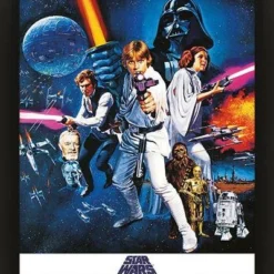Star Wars - Poster 3d Lenticulaire- New Hope On Sheet (26x20cm)