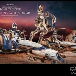 Hot Toys Star Wars The Clone Wars Figurine 1/6 Heavy Weapons Clone Trooper & Barc Speeder With Sidecar 30 Cm 14 Hot Toys Star Wars The Clone Wars Figurine 1/6 Heavy Weapons Clone Trooper & Barc Speeder With Sidecar 30 Cm -Magasin De Jouets star wars the clone wars figurine 16 heavy weapons clone trooper barc speeder with sidecar 30 cm 62933cb098ed8