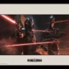 Star Wars - The Mandalorian : Battle - Impression Encadrée 30x40cm