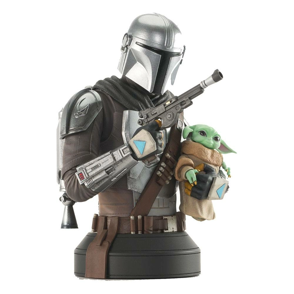 Star Wars: The Mandalorian Buste 1/6 The Mandalorian With Grogu 15 Cm 3 Star Wars: The Mandalorian Buste 1/6 The Mandalorian With Grogu 15 Cm