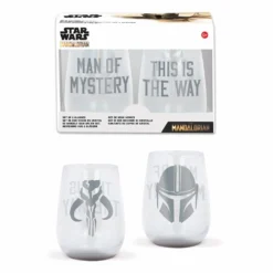 Star Wars The Mandalorian Packs 2 Verres Crystal (carton De 6)