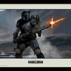 Star Wars - The Mandalorian : Shoot - Impression Encadrée 30x40cm