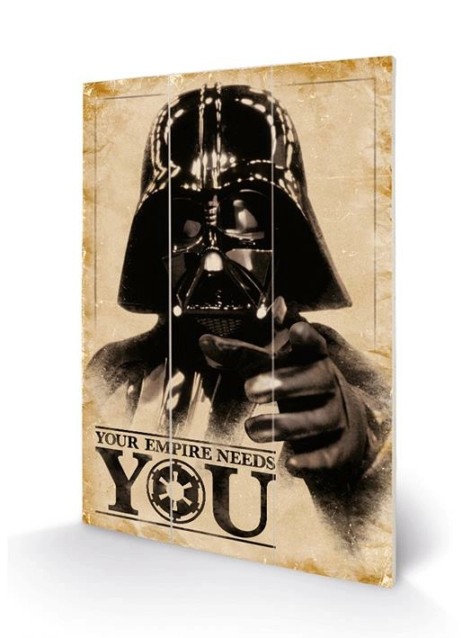 Pyramid International Star Wars - Votre Empire A Besoin De Vous Impression Sur Bois 20 X 29.5 Cm 3 Pyramid International Star Wars - Votre Empire A Besoin De Vous Impression Sur Bois 20 X 29.5 Cm