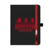 Stranger Things - Notebook En Similicuir - Format A5 -Magasin De Jouets stranger things notebook en similicuir format a5