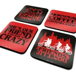 Pyramid International Stranger Things - Pack De 4 Dessous De Verre - Phrases 6 Pyramid International Stranger Things - Pack De 4 Dessous De Verre - Phrases -Magasin De Jouets stranger things pack de 4 dessous de verre phrases 5d8235984efd9