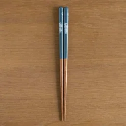 Studio Ghibli Baguettes Laquées Princesse Mononoké Kodama Bleu Marine 21 Cm