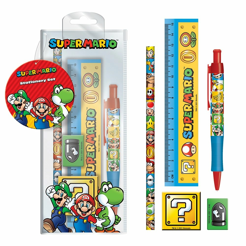 Pyramid International Super Mario - Colour Block - Set Papeterie 3 Pyramid International Super Mario - Colour Block - Set Papeterie
