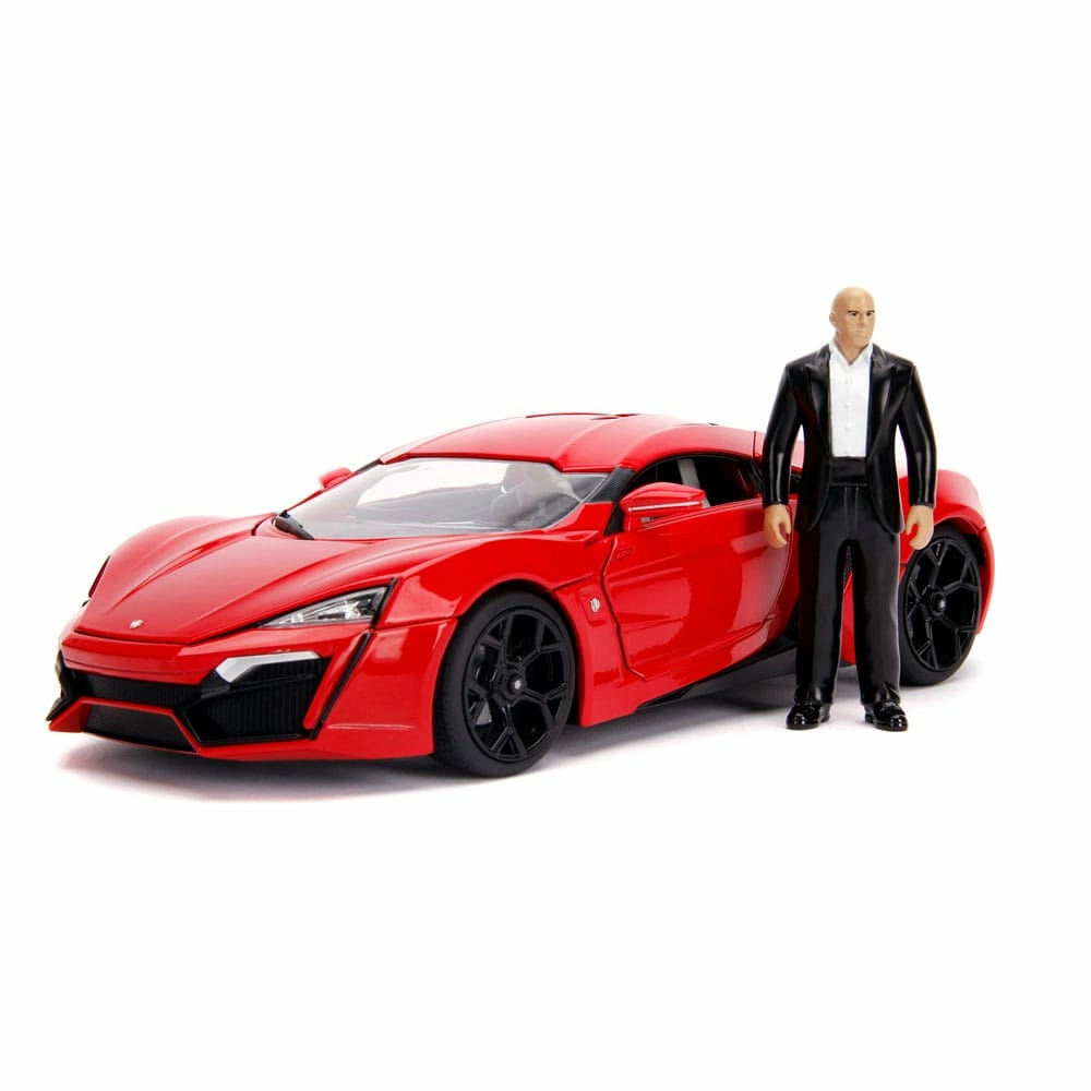 Jada Toys The Fast And Furious Hollywood Rides 1/18 Lykan Hypersport Avec Dom Figurine 3 Jada Toys The Fast And Furious Hollywood Rides 1/18 Lykan Hypersport Avec Dom Figurine