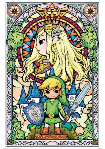 The Legend Of Zelda - Maxi Poster - Vitrail - 61cm X 91.5cm 3 The Legend Of Zelda - Maxi Poster - Vitrail - 61cm X 91.5cm