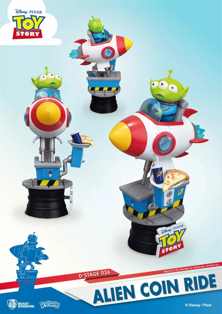 Toy Story - Alien Coin Ride Diorama - 15cm 9 Toy Story - Alien Coin Ride Diorama - 15cm – Image 7