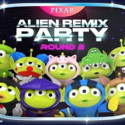 BEAST KINGDOM Toy Story Assotiment Figurines Mini Egg Attack 8 Cm Alien Remix Party Round 2 (8)