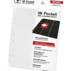 Ultimate Guard 18-pocket Pages Side-loading Blanc (10)