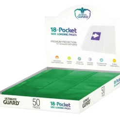 Ultimate Guard 18-pocket Pages Side-loading Vert (50)
