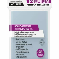 Ultimate Guard 60 Pochettes Premium Soft Sleeves Jeux De Plateau Lost Cities™