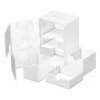 Ultimate Guard Twin Flip`n`tray 160+ Xenoskin Monocolor Blanc 1 Ultimate Guard Twin Flip`n`tray 160+ Xenoskin Monocolor Blanc -Magasin De Jouets ultimate guard twin flipntray 160 xenoskin monocolor blanc
