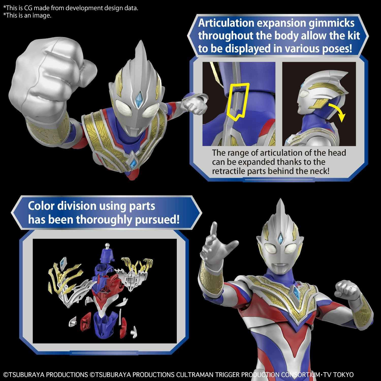 Ultraman - Figure-rise Standard Ultraman Trigger Multi Type -model Kit 7 Ultraman - Figure-rise Standard Ultraman Trigger Multi Type -model Kit – Image 5