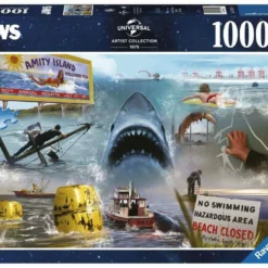 Ravensburger Universal Artist Collection Puzzle Les Dents De La Mer (1000 Pièces)