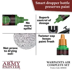 Warpaints Air Complete Set - Army Painter -Magasin De Jouets warpaints air complete set army painter 6134840be2638