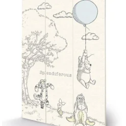 Pyramid International Winnie L'ourson - Splendiferous Impression Sur Bois 20 X 29.5 Cm