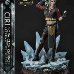 Witcher 3 Wild Hunt Statuette 1/4 Cirilla Fiona Elen Riannon Alternative Outfit Deluxe Bonus Version 55 Cm