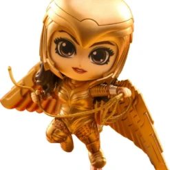 Hot Toys Wonder Woman 1984 Figurine Cosbaby (s) Golden Armor Wonder Woman (flying Version) 10 Cm
